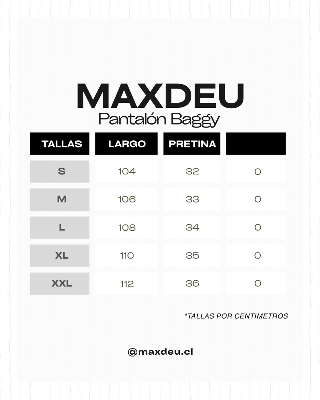Pantalón Baggy Negro MAXDEU Goon