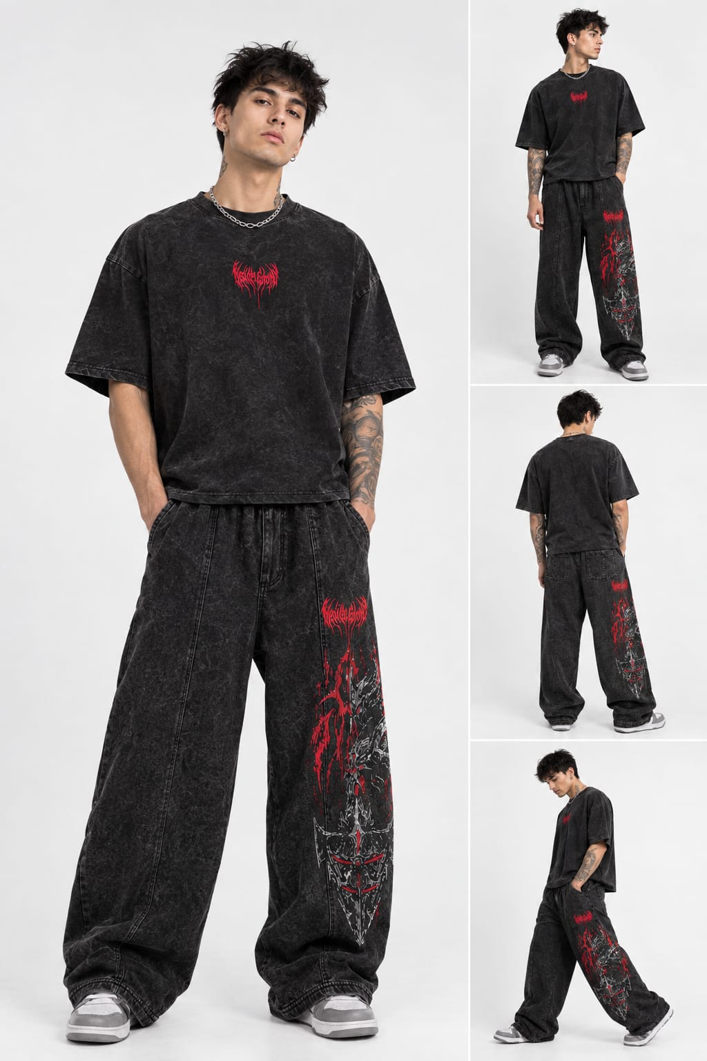 Pantalón Acid Wash Guerrero Goon