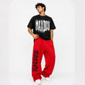 Pantalón Baggy Rojo Manxdeu