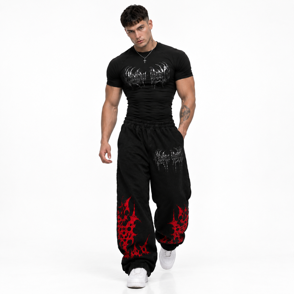 Pantalón Baggy Negro MAXDEU Goon