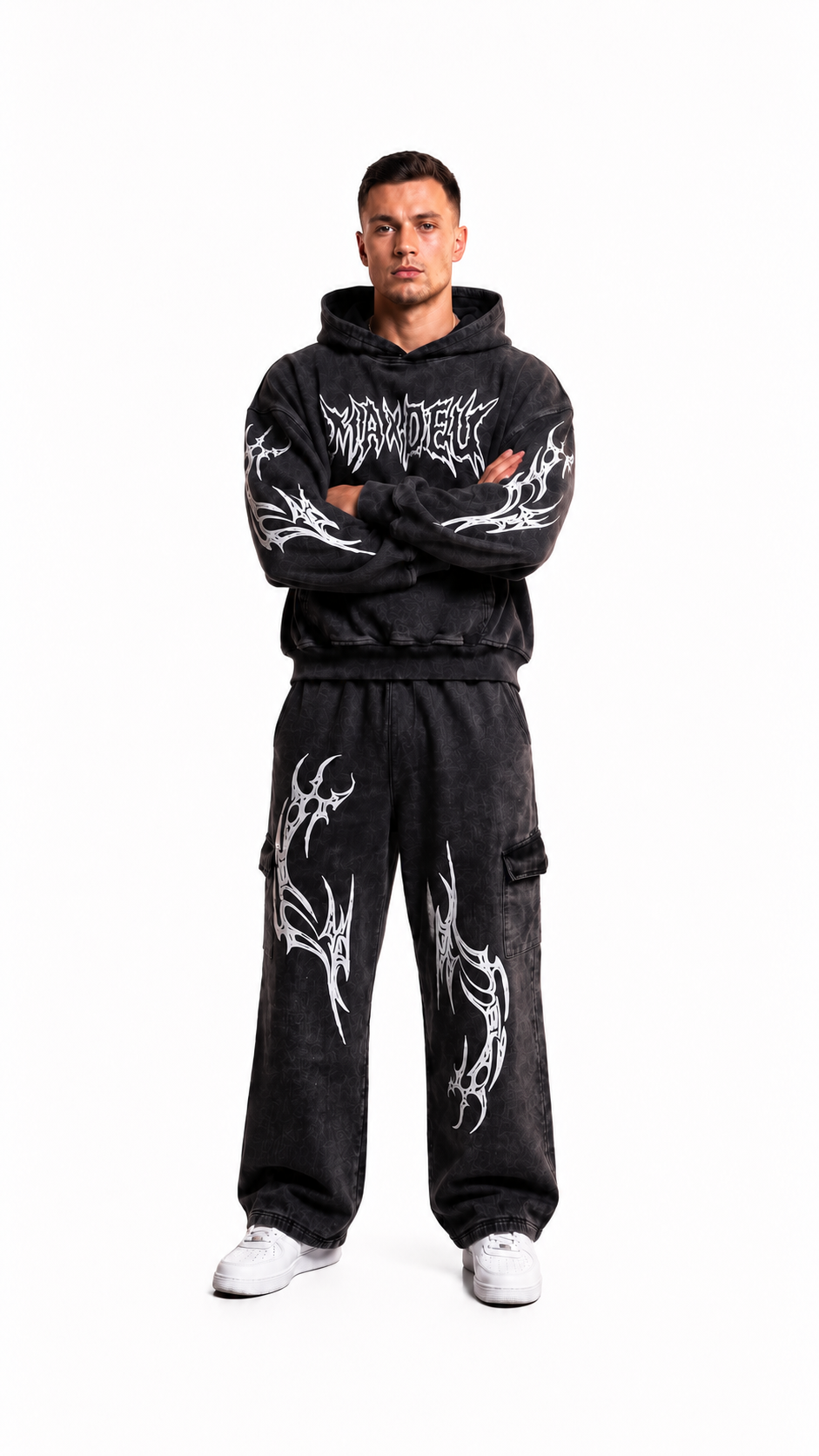 Poleron Boxy Fit a.w Tribal Maxdeu