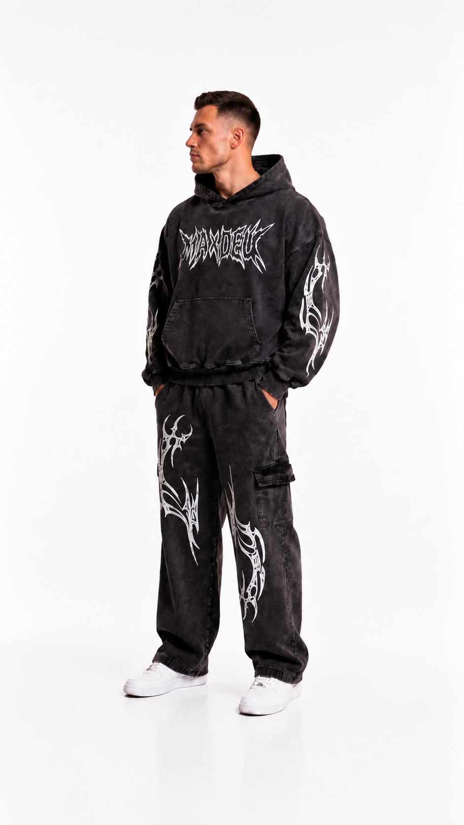 Poleron Boxy Fit a.w Tribal Maxdeu