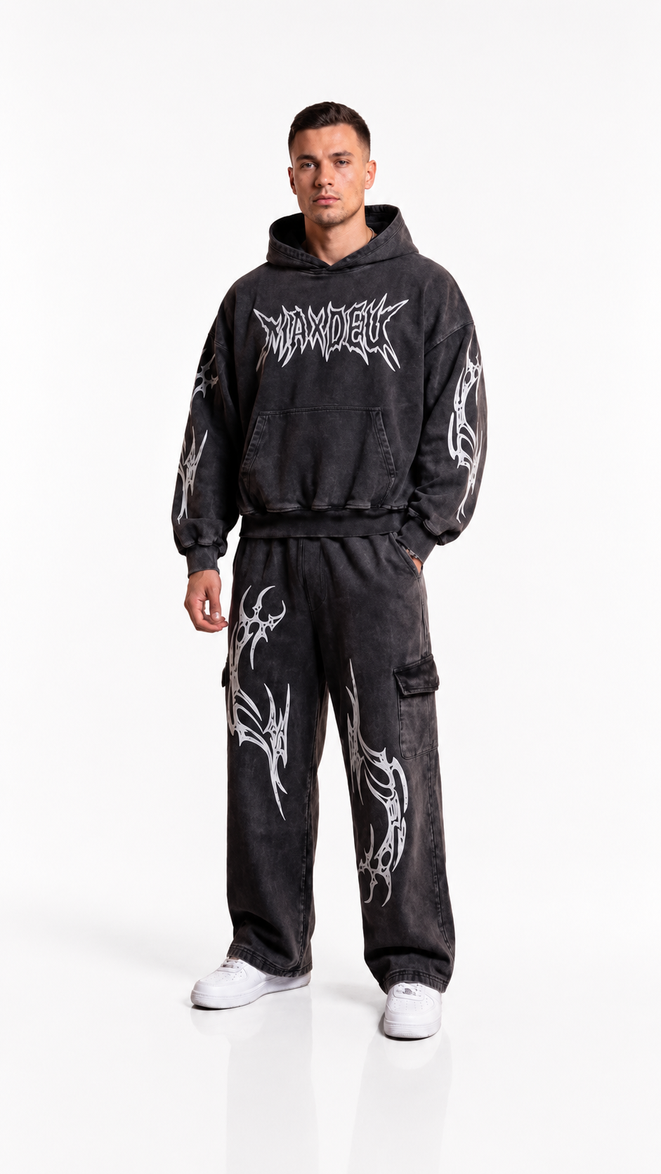 Poleron Boxy Fit a.w Tribal Maxdeu