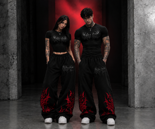 Pantalón Baggy Negro Maxdeu Goon