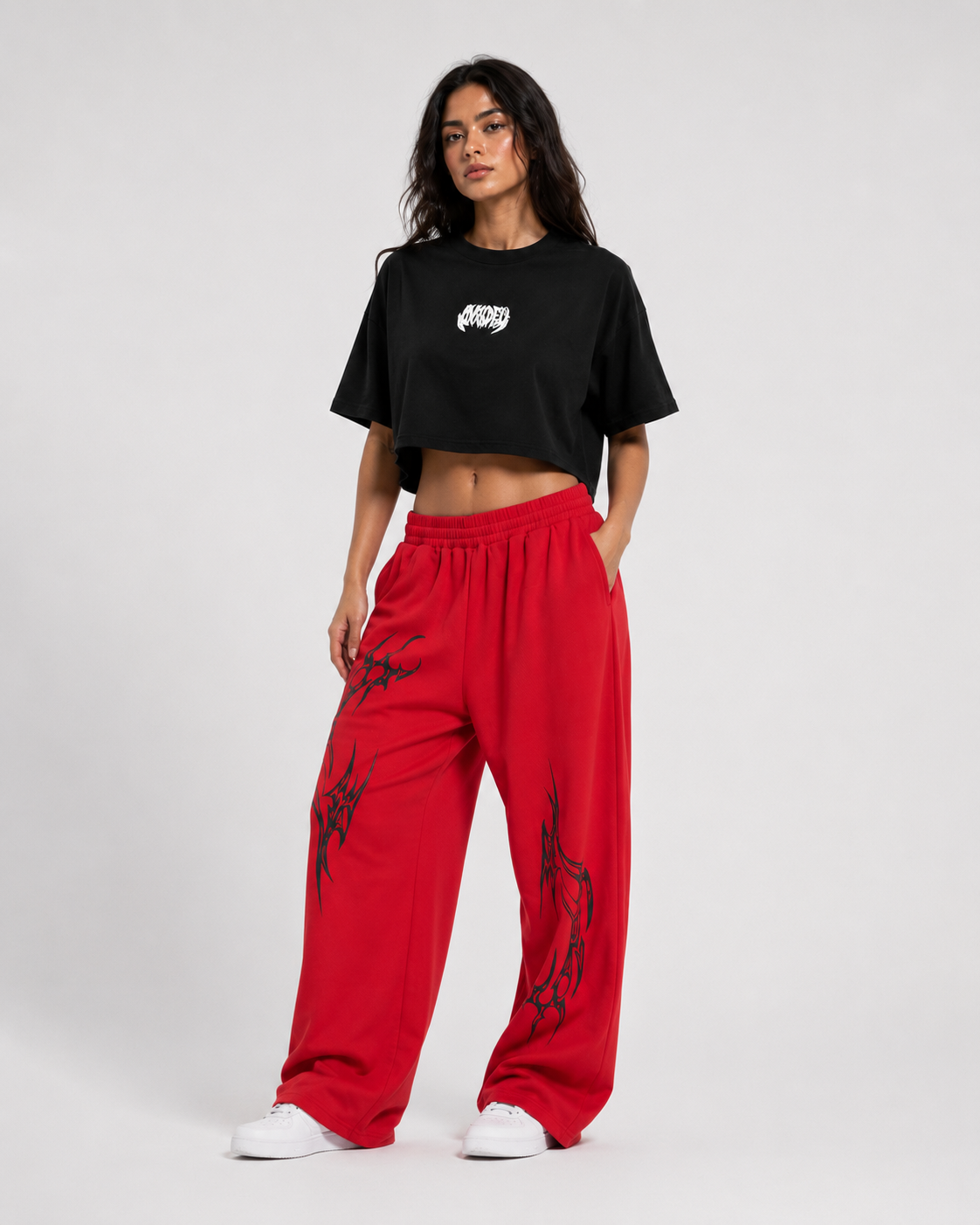 Pantalón Baggy Tribal Rojo