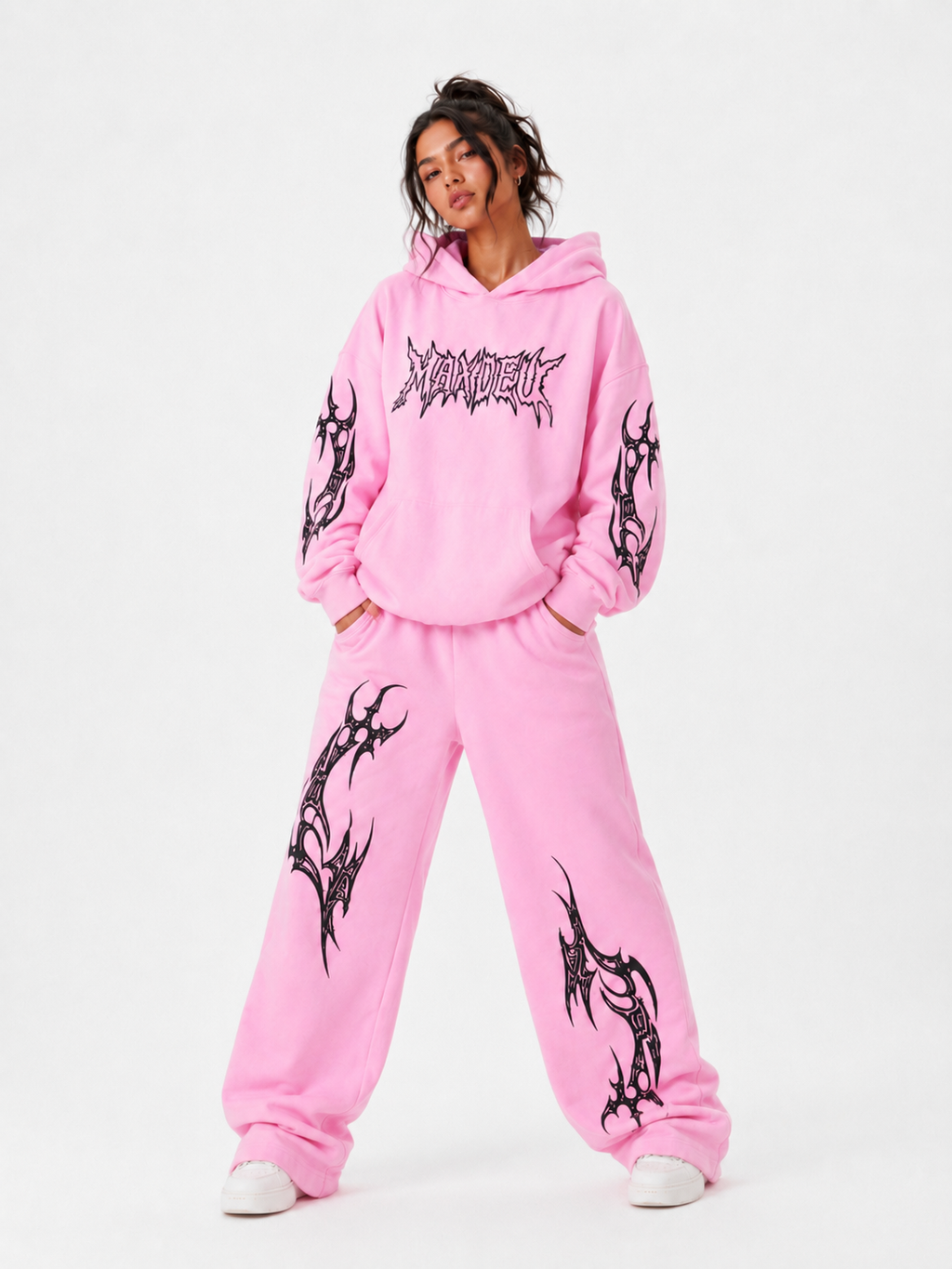 Pantalón Baggy Rosa Tribal Maxdeu