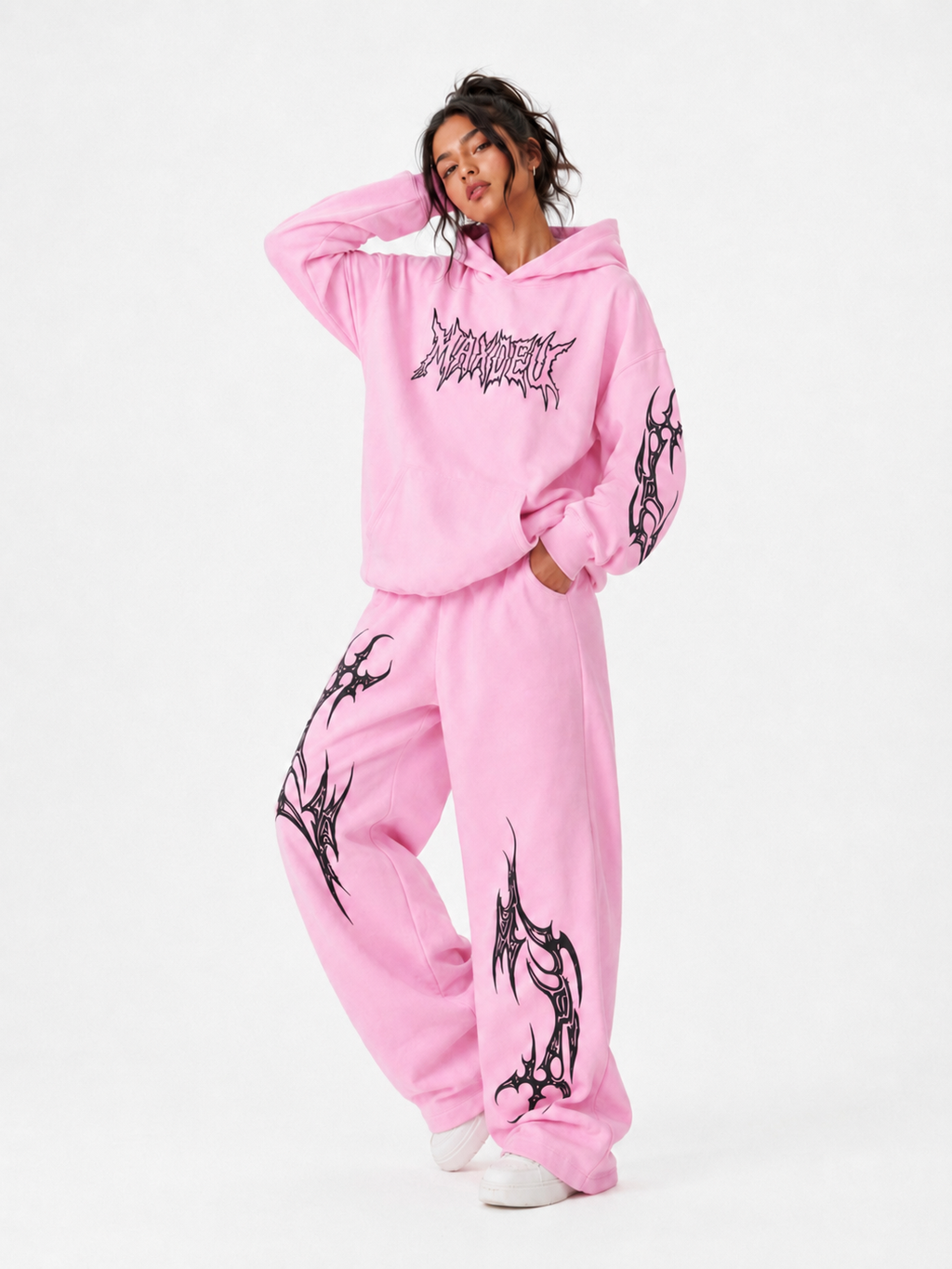Pantalón Baggy Rosa Tribal Maxdeu