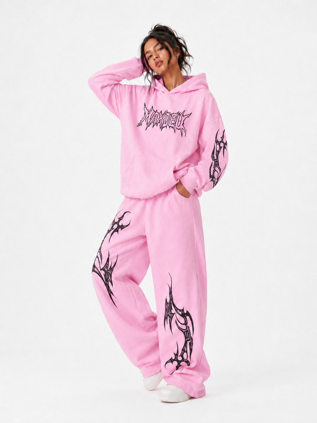 Pantalón Baggy Rosa Tribal Maxdeu