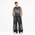 Pantalón Focalizado Negro Tribal