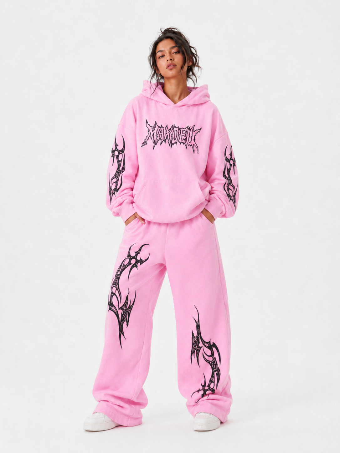 Pantalón Baggy Rosa Tribal Maxdeu