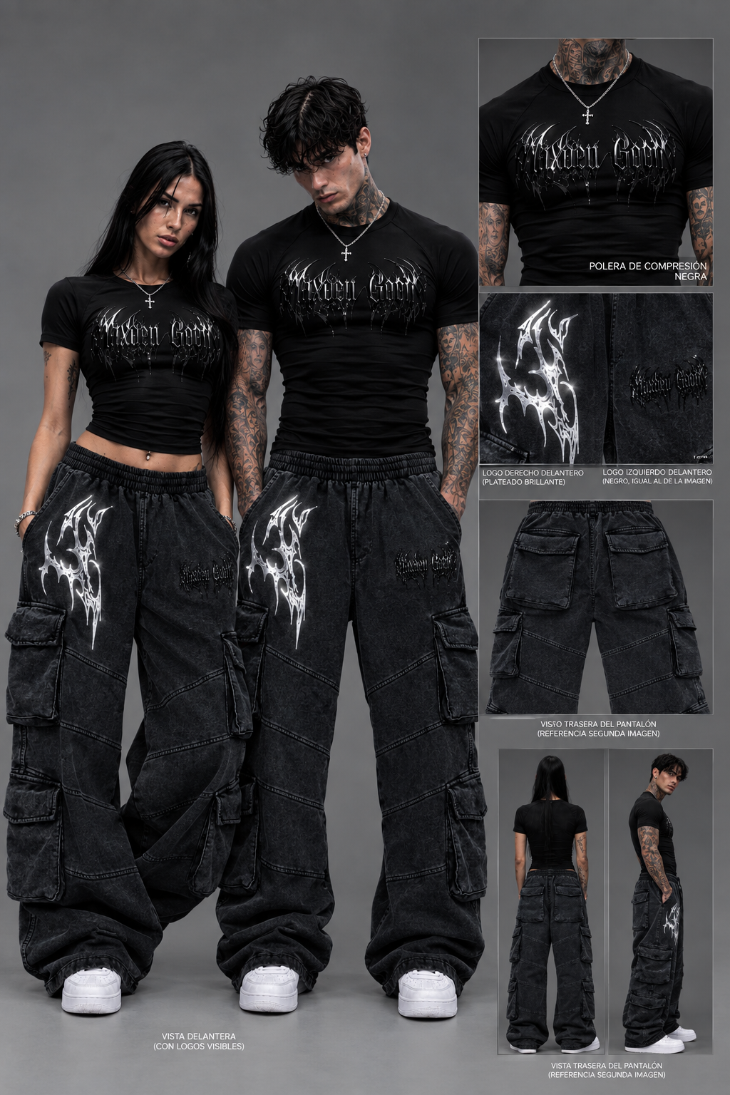 Pantalón Cargo Baggy MAXDEU Goon