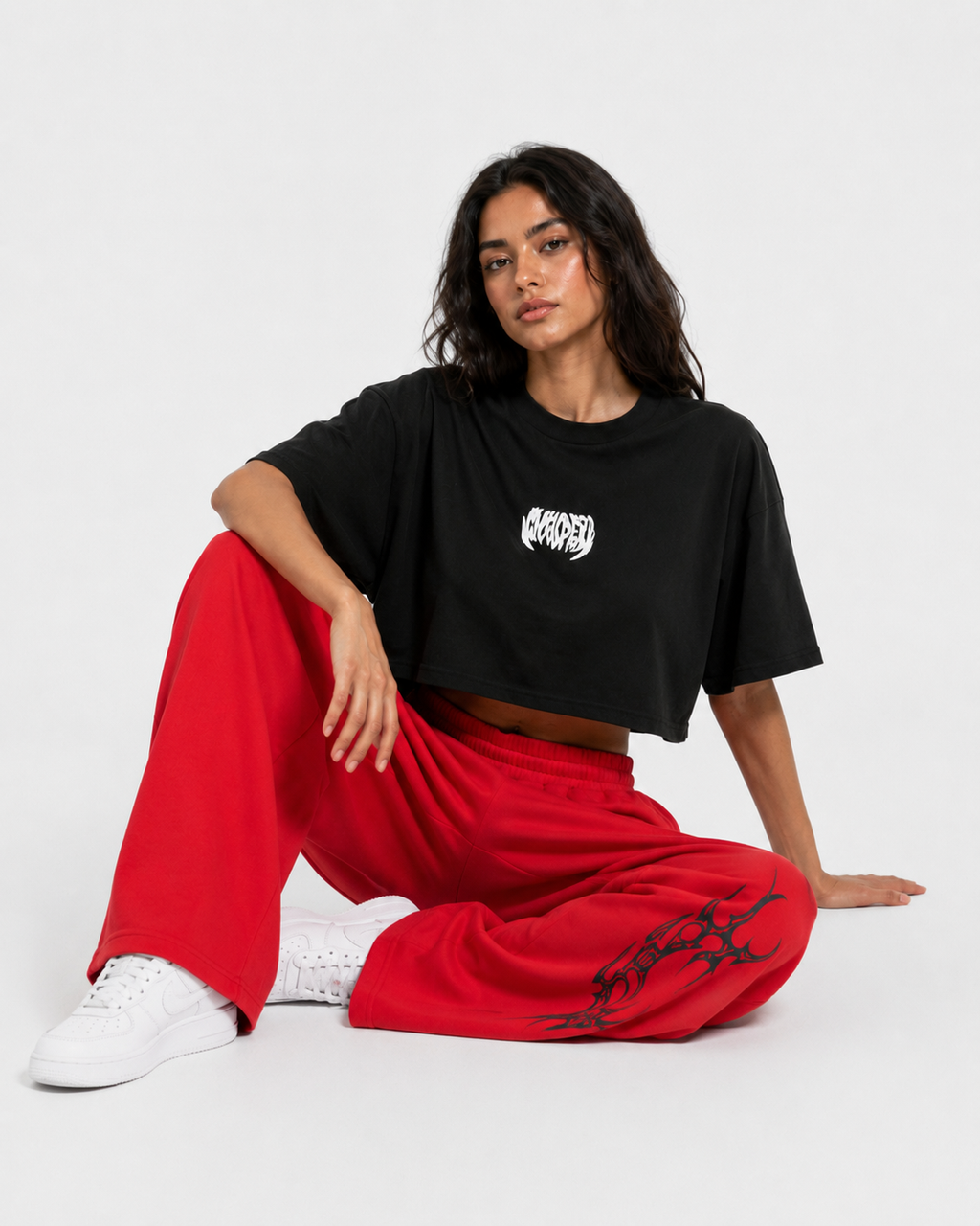 Pantalón Baggy Tribal Rojo