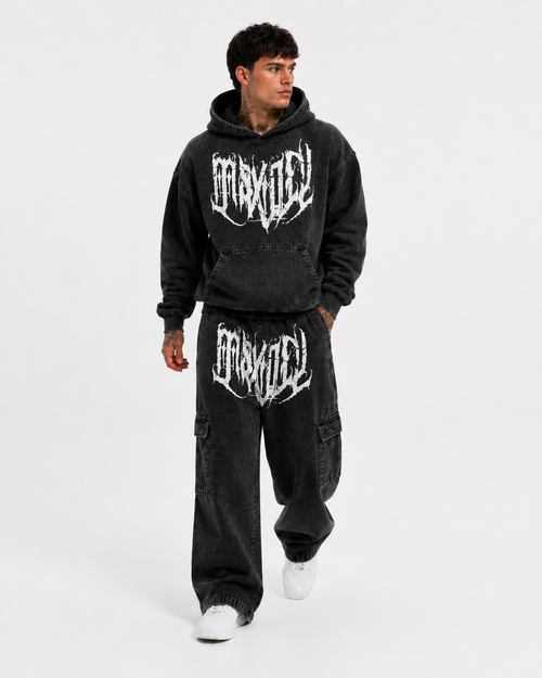 Pantalon Baggy Cargo Got, Acid Wash Maxdeu.