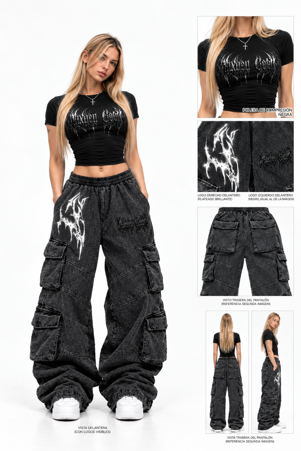 Pantalón Cargo Baggy MAXDEU Goon