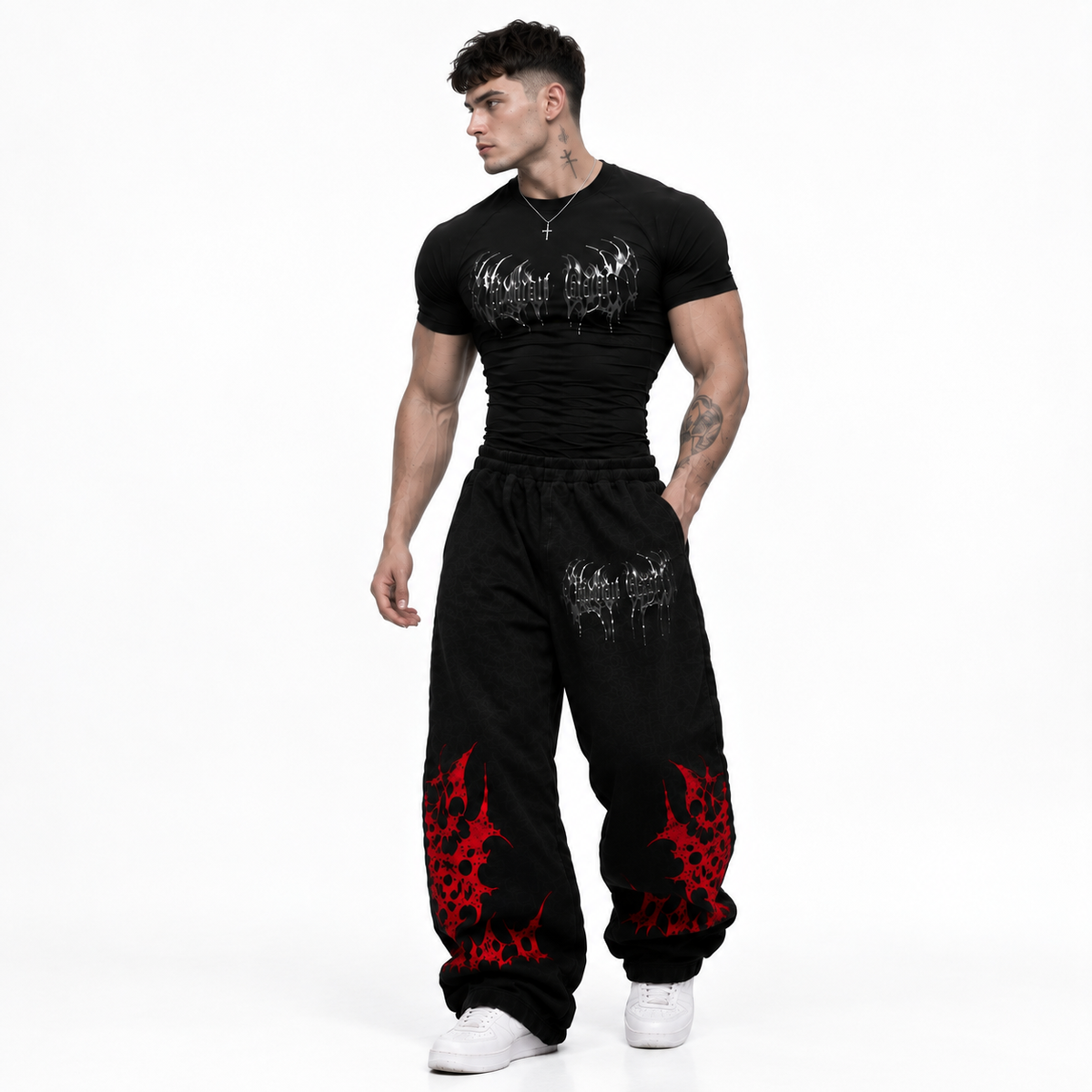 Pantalón Baggy Negro MAXDEU Goon
