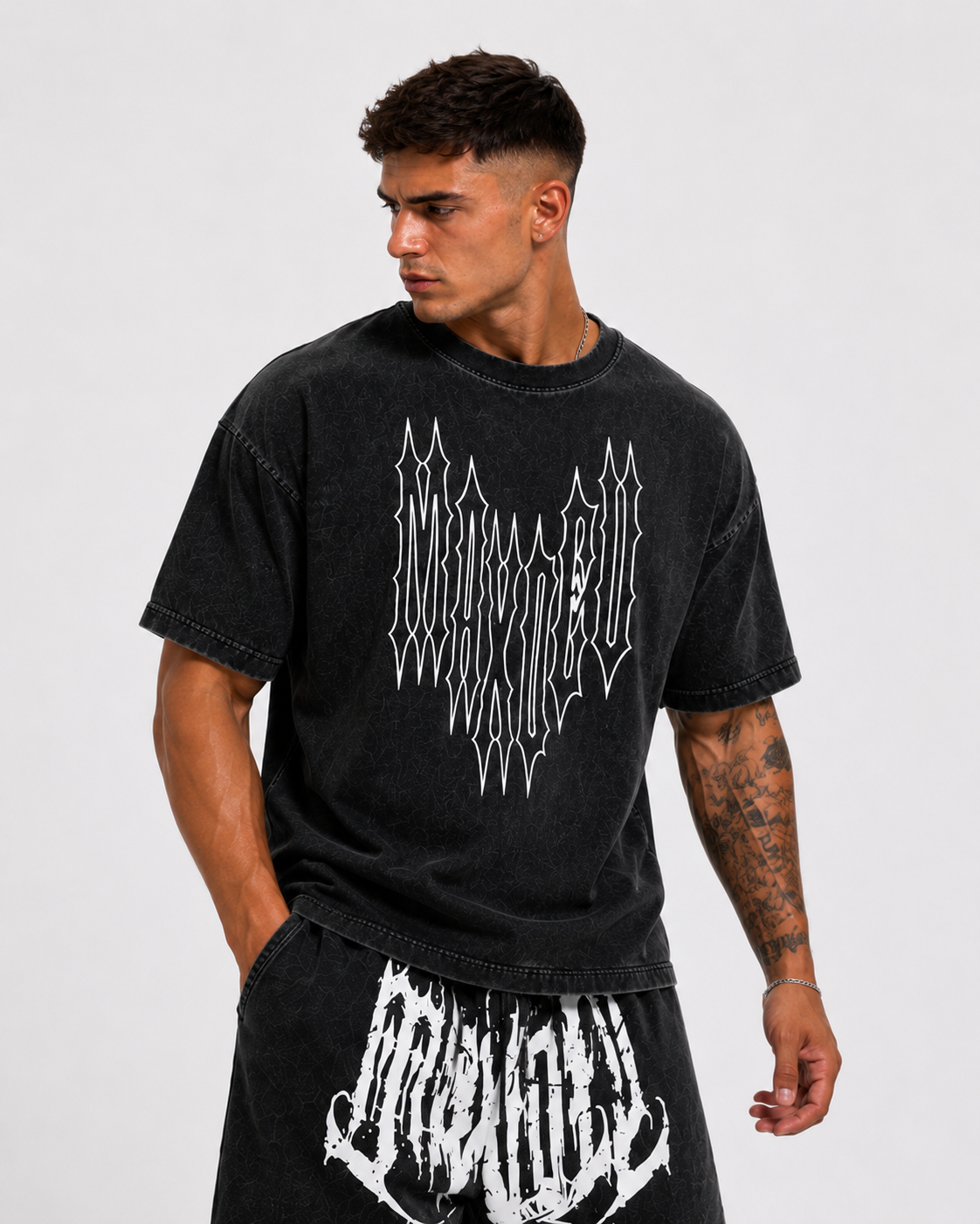 Polera Oversize Acid Wash Puass