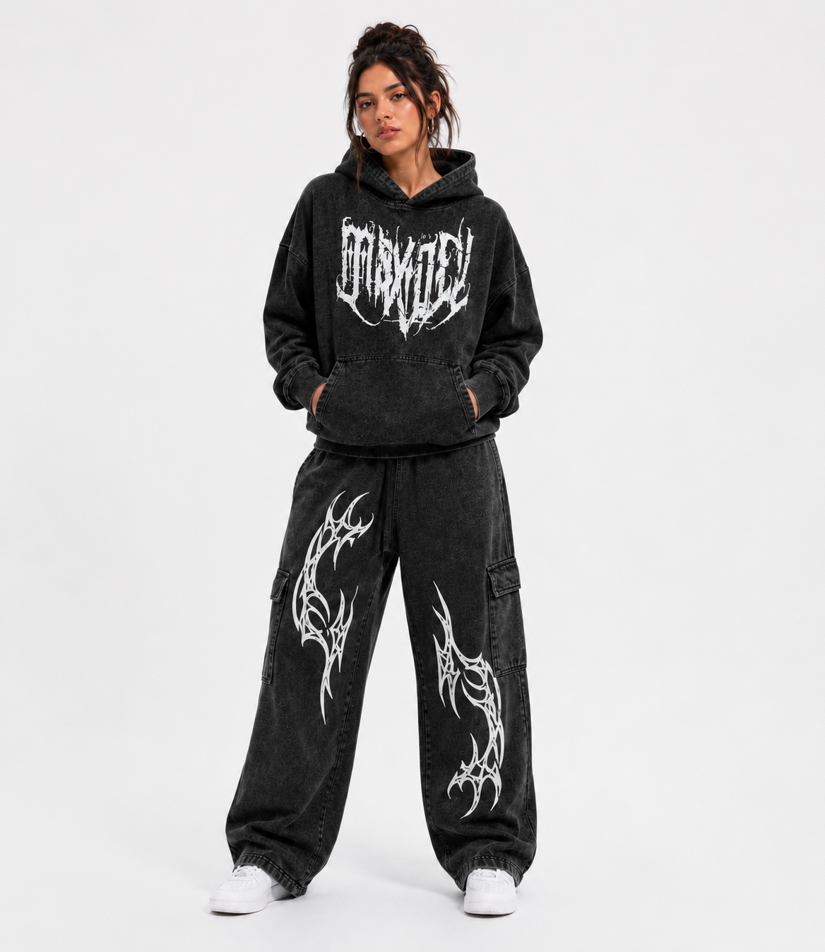 Poleron Boxy Fit Got Unisex, Acid Wash Maxdeu